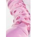 Двусторонний фаллоимитатор Sexus Glass стекло розовый 20,5 см - фото 1