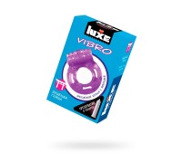 Виброкольцо LUXE VIBRO Бешеная гейша + презерватив 1 шт