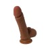 Фаллоимитатор TOYFA RealStick Elite Mulatto реалистичный на присоске мулат 16 см - фото 3