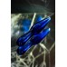Двусторонний фаллоимитатор Sexus Glass стекло синий 17,5 см - фото 7