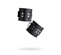 Черные наручники Sitabella кожаные