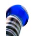 Двусторонний фаллоимитатор Sexus Glass стекло синий 21 см - фото 10