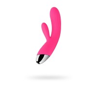 Вибратор с клиторальным стимулятором Svakom Angel 7 режимов вибрации силикон розовый 19,1 см
