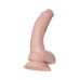 Реалистичный фаллос TOYFA RealStick Nude PVC телесный 18 см - фото 13