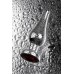 Анальный страз Metal by TOYFA металл серебристый с кристаллом цвета рубин 10 см Ø 3 см 95 г - фото 5