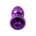Анальный страз TOYFA Metal фиолетовый с кристаллом цвета аметист 7,2 см Ø2,8 см 50 г - фото 8