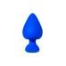 Анальная пробка A-Toys by TOYFA силикон синяя 8,3 см Ø 4,1 см - фото 2