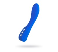 Нереалистичный вибратор L'EROINA by TOYFA Blury 10 режимов вибрации силикон синий 18,5 см Ø 3,4