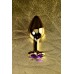 Анальная втулка Metal by TOYFA металл золотистая с кристаллом цвета аметист 8 см Ø 3 см 165 г - фото 10
