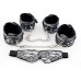 Кружевной набор TOYFA Marcus (наручники оковы и маска) серебристый - фото 3