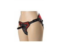 Трусики Sitabella HARNESS Dual Peak красные размер XL