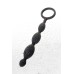 Анальная цепочка Toyfa A-toys S силикон черный 19,5 см - фото 1