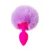 Анальная втулка с хвостом ToDo by Toyfa Sweet bunny силикон розово-фиолетовый 13 см Ø 2,8 см 44 - фото 7