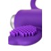 Виброкольцо с ресничками JOS PERY силикон фиолетовое 9 см - фото 3
