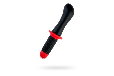 Анальный стимулятор Black & Red by TOYFA с вибрацией водонепроницаемый силикон чёрный 27 см Ø 5