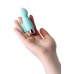 Вибронасадка на палец для клиторальной стимуляции JOS BLISS силикон мятная 9 см - фото 2