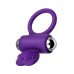 Виброкольцо с ресничками JOS PERY силикон фиолетовое 9 см - фото 5
