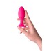 Анальная втулка TOYFA POPO Pleasure со стальным шариком внутри силиконовая розовая 8,5 см - фото 10
