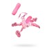 Вибробабочка TOYFA PVC розовый 6,5 см - фото