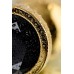 Анальная втулка Metal by TOYFA металл золотистая с кристаллом цвета турмалин 12 см Ø 4 см 195 - фото 2