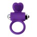 Виброкольцо с ресничками JOS PERY силикон фиолетовое 9 см - фото 4