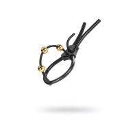 Электросбруя Mystim Pearly Pete силикон черный 14 см