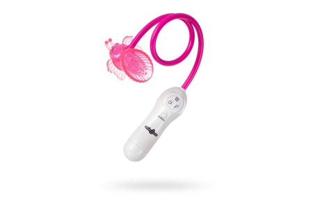 Вибратор бабочка Dream Toys ПВХ+ABS пластик и нейлон розовый 8 см
