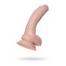 Реалистичный фаллос TOYFA RealStick Nude PVC телесный 18 см - фото