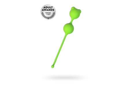 Вагинальные шарики A-Toys by TOYFA силикон зеленый Ø 2,7 см