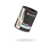 Мастурбатор Mystim MasturbaTIN Swirl Gir TPE белый 4,5 см