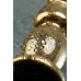 Анальная втулка Metal by TOYFA металл золотистый с кристаллом цвета турмалин 14 см Ø 3,5 см 21 - фото 1