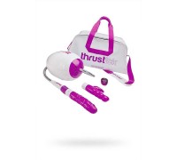 Секс-машина LoveMachines Thrustick ABS пластик белый 35 см с двумя насадками