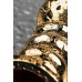 Анальная втулка Metal by TOYFA металл золотистая с кристалом цвета рубин 10,5 см Ø 4 см 165 г - фото 4