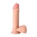 Реалистичный вибратор TOYFA RealStick Elite Vibro TPR телесный 20 см - фото 3