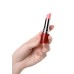 Вибромассажер A-Toys by TOYFA Lipstick ABS пластик красный 9 см - фото 4