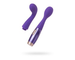 Нереалистичный вибратор Le Stelle PERKS SERIES EX-1 Силикон Фиолетовый 17 см
