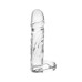 Нереалистичный фаллоимитатор Sexus Glass Стекло Прозрачный 20 см - фото 9