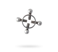 Зажимы для сосков TOYFA Metal серебристые