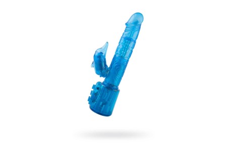 Вибратор NMC Blue Dream с клиторальным стимулятором в форме «дельфина» многофункциональный с ротац