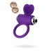 Виброкольцо с ресничками JOS PERY силикон фиолетовое 9 см - фото