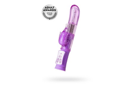Вибратор с клиторальным стимулятором TOYFA A-Toys High-Tech fantasy TPE Фиолетовый 22,4 см