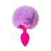 Анальная втулка с хвостом ToDo by Toyfa Sweet bunny силикон розово-фиолетовый 13 см Ø 2,8 см 44 - фото 8