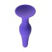 Анальная втулка Штучки-дрючки S силикон фиолетовая 11,3 см - фото 5