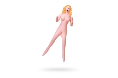 Кукла надувная Celine с реалистичной головой блондинка с тремя отверстиями TOYFA Dolls-X кибер в