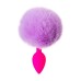 Анальная втулка с хвостом ToDo by Toyfa Sweet bunny силикон розово-фиолетовый 13 см Ø 2,8 см 44 - фото 9