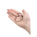 Кольцо на пенис TOYFA Metal с уретральным стоппером серебристое Ø4 см - фото 2