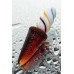 Двусторонний фаллоимитатор Sexus Glass стекло янтарно-разноцветный 16 см - фото 4