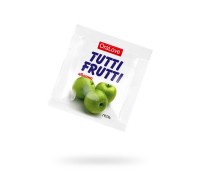 Съедобная гель-смазка TUTTI-FRUTTI для орального секса со вкусом яблока,4 гр по 20 шт в упаковке