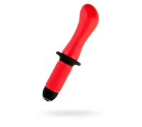 Анальный стимулятор Black & Red by TOYFA с вибрацией водонепроницаемый силикон красный 27 см Ø