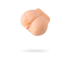 Мастурбатор реалистичный TOYFA Juicy Pussy Camille с вибрацией вагина и анус телесный 14,5 см